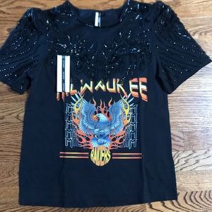 Top Shop vintage style t shirt size 2